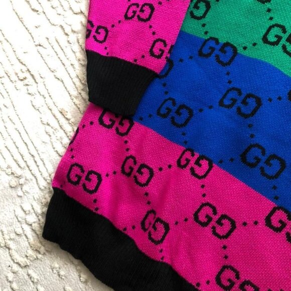 Women sweater long sleeve rainbow - Picture 4 of 7